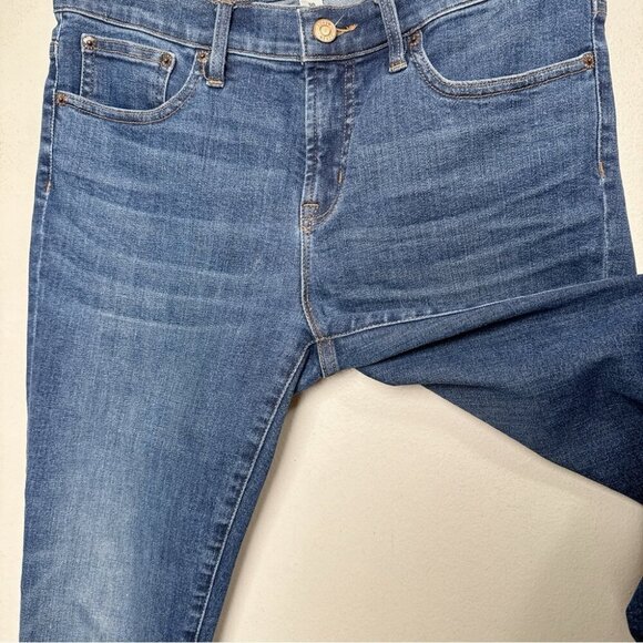 J.Crew Womens 30 8" Toothpick Medium Wash Skinny Jeans - Picture 8 of 14